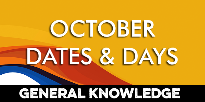 October 2017 Important Dates And Days Infipark