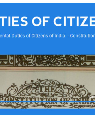 Fundamental Duties of Citizens of India