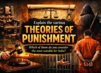 Explain the various theories of punishment. Which of them do you consider the most suitable for India