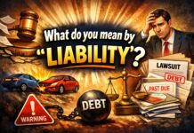 What do you mean by “liability” ?