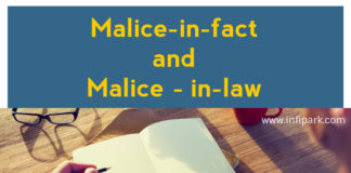 malice-in-fact-law