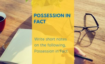 possession-in-fact