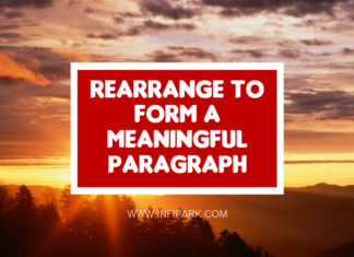 Rearrange to Form a Meaningful Paragraph