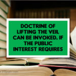 Doctrine lifting veil