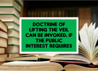 Doctrine lifting veil