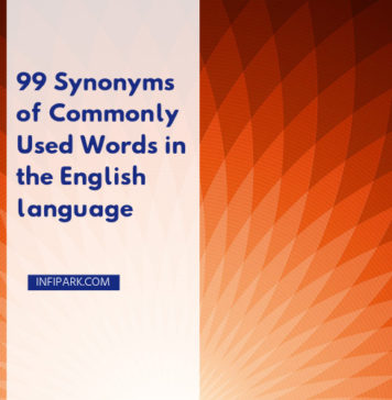 COMMONLY USED SYNONYMS