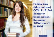 FAMILY LAW MUSLIM LAW