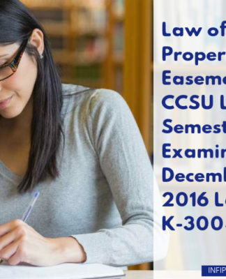 LAW PROPERTY EASEMENT