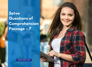 Solve Questions of Comprehension Passage – 7 PASSAGE 7