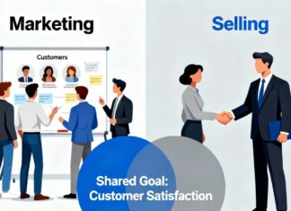 Marketing & Selling – Difference Between