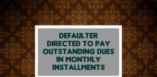 Defaulter pay EMI