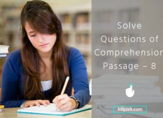 Solve Questions of Comprehension Passage – 8 Comprehension passage