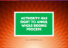 Annul bidding process