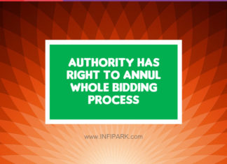Authority Has Right To Annul Whole Bidding Process Annul bidding process