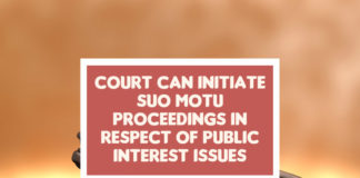 suo motu proceedings