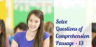 Comprehension passage 13