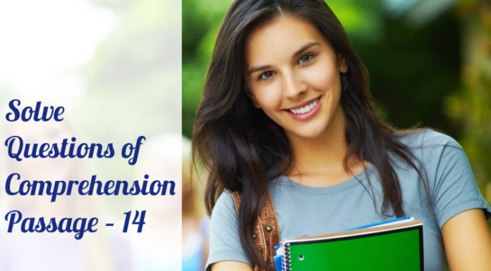 Comprehension passage 14