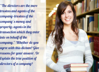 directors mere trustess