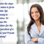 Procedure Incorporation Public Private Company