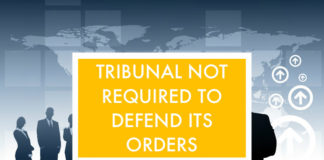 tribunal defend orders