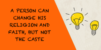 change religion not caste