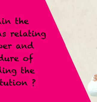 procedure of amending