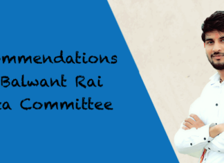 Balwant rai Mehta committee