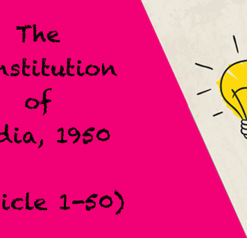 The Constitution of India, 1950 Article 1 50