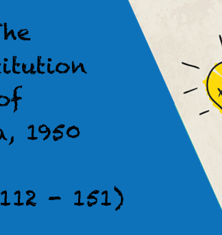The Constitution of India 1950 Article 112 - 151