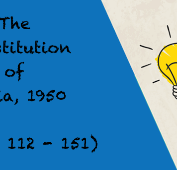 The Constitution of India 1950 Article 112 - 151