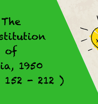 The Constitution of India 1950 Article 152 212