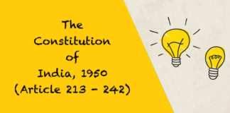 The Constitution of India 1950 Article 213 242