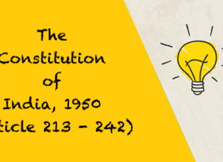 The Constitution of India 1950 Article 213 242