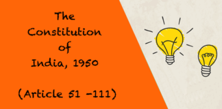 The Constitution of India 1950 Article 51 111