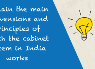 cabinet system principles india
