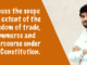 Discuss the scope and extent of the freedom of trade, commerce and intercourse under the Constitution. freedom of trade