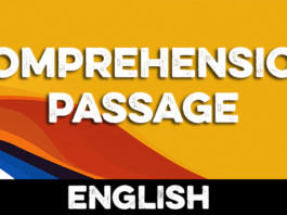 comprehension passage