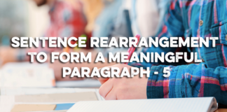 sentence rearrangement 5