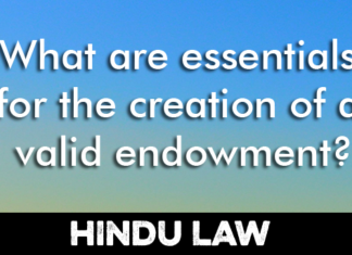 VALID ENDOWMENT