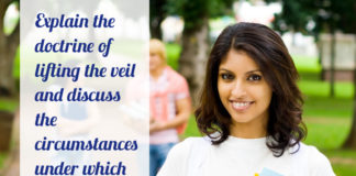 doctrine of lifting the veil