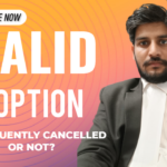 Can a valid adoption be subsequently cancelled or not?