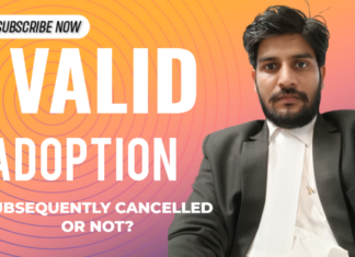 Can a valid adoption be subsequently cancelled or not?