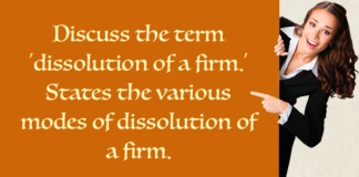 dissolution of firm