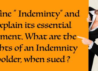 indemnity