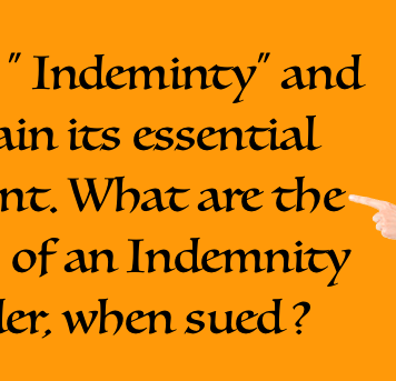 indemnity
