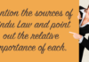 sources of hindu law