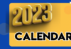 2023 Calendar