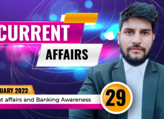 29 january 2023 current affairs
