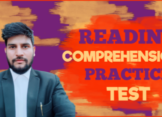 Reading Comprehension practice test