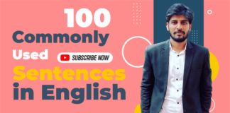100 commonly Daily Used Sentences in English